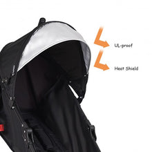 Load image into Gallery viewer, Folding Lightweight Baby Toddler Umbrella Travel Stroller-Black
