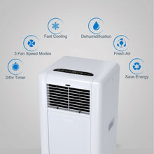 Load image into Gallery viewer, Portable 10000 BTU Air Conditioner Cooling Dehumidify Timer Remote
