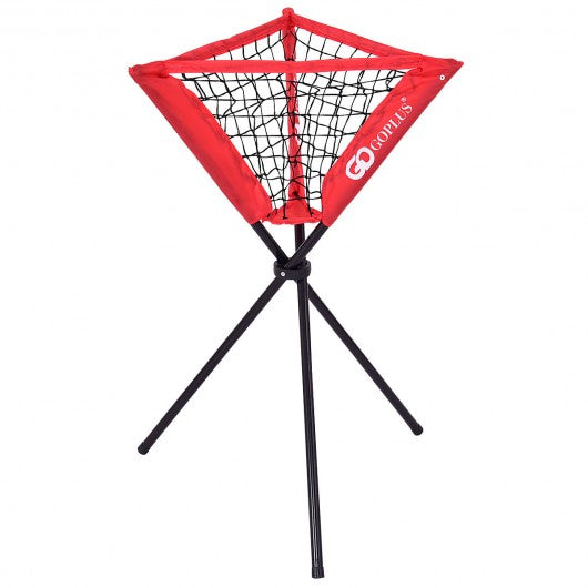 Goplus Portable Softball Practice Ball Caddy with Carry Bag