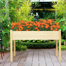 Load image into Gallery viewer, Wooden Raised Vegetable Garden Elevated Grow Vegetable Planter
