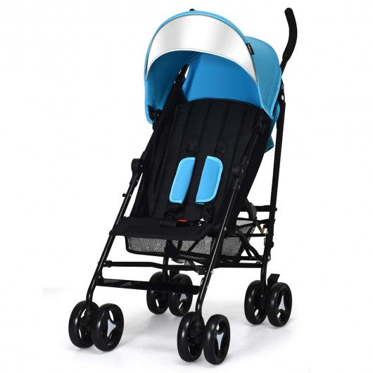 Foldable Lightweight Baby Infant Travel Umbrella Stroller-Light Blue