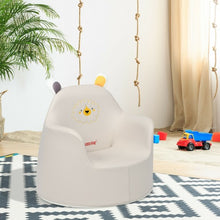 Load image into Gallery viewer, Kids Cartoon Sofa Seat Toddler Children Armchair Couch-White
