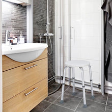 Load image into Gallery viewer, 8 Height Adjustable Non-Slip Bath Shower Stool
