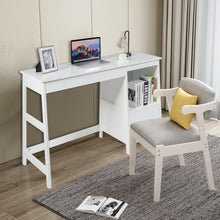 Load image into Gallery viewer, 47.5&quot; Modern Home Computer Desk with 2 Storage Drawers-White
