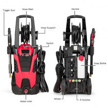 Load image into Gallery viewer, 3500 PSI 2.1 GPM High-Pressure Washer with 5 Nozzles
