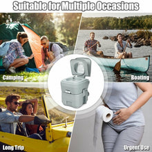 Load image into Gallery viewer, 5.3 Gallon 20L Portable Travel Toilet Potty Commode
