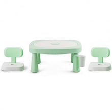 Load image into Gallery viewer, AR Function Kids Game Table and Chair Set-Green
