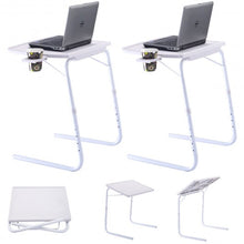 Load image into Gallery viewer, 2 pieces Adjustable Laptop Desk Tray
