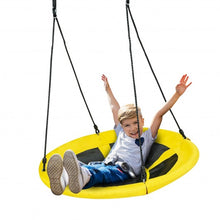 Load image into Gallery viewer, 40 inch Nest Tree Outdoor Round Swing-Yellow
