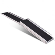 Load image into Gallery viewer, Portable Aluminum Non-skid Multifold Wheelchair Ramp-7&#39;
