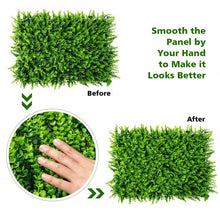 Load image into Gallery viewer, 12 Pcs 16x24inch Artificial Eucalyptus Hedge Plant Privacy Fence Panels
