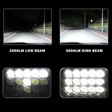 Load image into Gallery viewer, 4&quot; x 6&quot; 4 pcs Rectangle High Low Sealed LED Headlight
