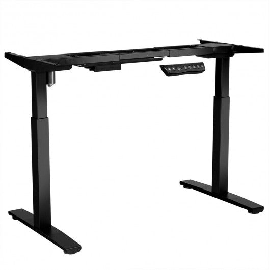 Adjustable Electric Stand Up Desk Frame-Black