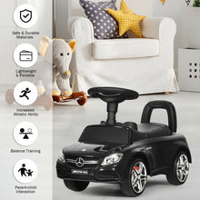 Load image into Gallery viewer, Mercedes Benz Licensed Kids Ride On Push Car-Black

