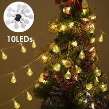 Load image into Gallery viewer, Christmas 10 LED String Ball Decor Lights
