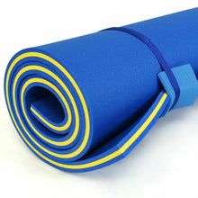Load image into Gallery viewer, 9&#39; x 6&#39; 3 Layer Floating Water Pad Foam Mat -Blue
