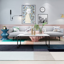 Load image into Gallery viewer, Accent Modern Coffee Tea Table for Living Room  with Metal Frame-White
