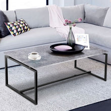 Load image into Gallery viewer, Metal Frame Cocktail Coffee Table-Gray
