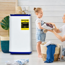 Load image into Gallery viewer, 7.7 lbs Compact Full Automatic Washing Machine with Heating Function Pump
