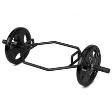 Load image into Gallery viewer, 56&quot; Olympic Hexagon Deadlift Trap Bar with Folding Grips Powerlifting-Black
