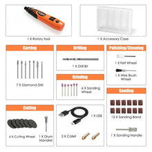 Load image into Gallery viewer, Cordless Rotary Tool Kit Lithium-Ion Battery Powered 3 Speed

