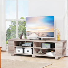 Load image into Gallery viewer, 59&quot; Console Storage Entertainment Media Wood TV Stand-Natural

