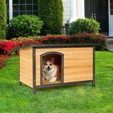 Load image into Gallery viewer, Wood Extreme Weather Resistant Pet Log Cabin-M
