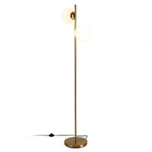Load image into Gallery viewer, 65&quot; LED Floor Lamp with 2 Light Bulbs &amp; Foot Switch
