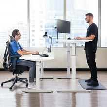 Load image into Gallery viewer, 55&quot; One-Piece Universal Tabletop for Standard and Sit to Stand Desk Frame-White
