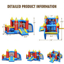 Load image into Gallery viewer, Inflatable Bounce House Slide Jumping Castle Soccer Goal Ball Pit Without Blower
