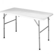Load image into Gallery viewer, 4&#39; Folding Portable Plastic Outdoor Camp Table
