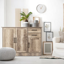 Load image into Gallery viewer, Buffet Storage Cabinet  Kitchen Sideboard with 2 Drawers-Natural

