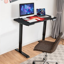 Load image into Gallery viewer, Electric Standing Gaming Desk with Height Adjustable Splice Board
