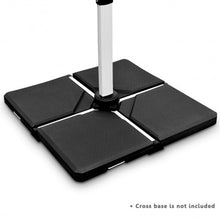 Load image into Gallery viewer, 4 Pcs 238lb Patio Cantilever Offset Umbrella Base Weight Stand
