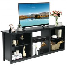 Load image into Gallery viewer, 2-Tier Entertainment Media Console TV Stand-Black
