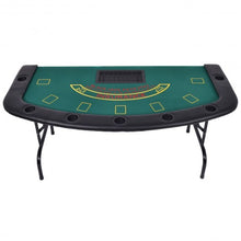 Load image into Gallery viewer, 7 Players Texas Holdem Foldable Poker Table
