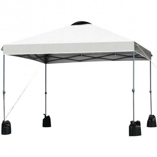 10'x10' Outdoor Commercial Pop up Canopy Tent-White