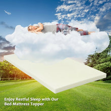 Load image into Gallery viewer, 3 inch Bed Mattress Topper Air Cotton for All Night’s Comfy Soft Mattress Pad-Twin Size
