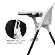 Load image into Gallery viewer, 3 in 1 Convertible Highchair with Detachable Double Trays-White
