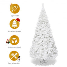 Load image into Gallery viewer, 7 ft  White Artificial PVC Christmas Tree w/ Stand
