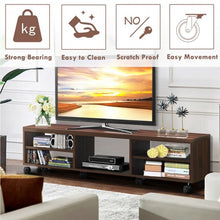 Load image into Gallery viewer, TV Stand Unit Media Center Console Shelf Cabinet-Brown
