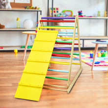 Load image into Gallery viewer, Foldable Wooden Climbing Triangle Indoor Home Climber Ladder
