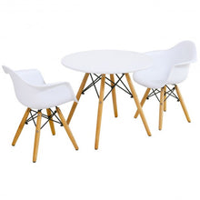 Load image into Gallery viewer, 3 Piece Kids Modern Round Table Chair Set

