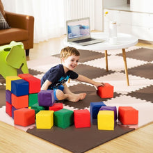 Load image into Gallery viewer, 12 Piece 5.5&quot; Soft Foam Building Blocks
