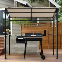 Load image into Gallery viewer, 7&#39; x 4.5&#39; Grill Gazebo Outdoor Patio Garden BBQ Canopy Shelter-Beige
