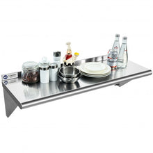 Load image into Gallery viewer, 12&quot; � 36&quot; Stainless Steel NSF Commercial Wall Mount Shelf - Kitchen &amp; Restaurant

