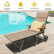 Load image into Gallery viewer, Outdoor Chaise Lounge Chair Rattan Lounger Recliner Chair
