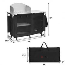 Load image into Gallery viewer, Portable Camp Kitchen and Sink Table
