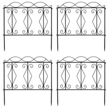 Load image into Gallery viewer, 24in x 8Ft Outdoor Decorative Garden Fence Set
