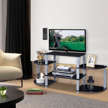 Load image into Gallery viewer, 3-Cube Flat Screen TV Stand Storage Shelves-Black
